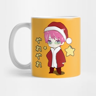 Santa Kusuo - Saiki Kusuo Christmas Chibi Mug